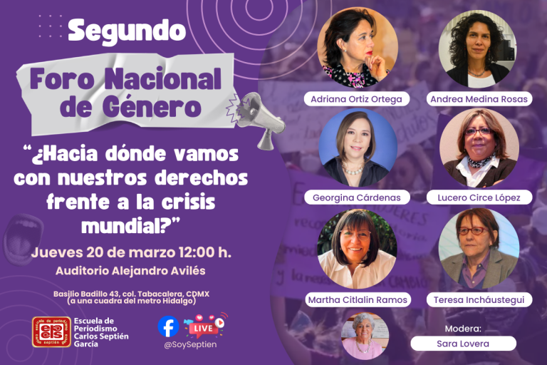 Segundo Foro Nacional de Género: “¿Hacia dónde vamos con nuestros derechos frente a la crisis mundial?”