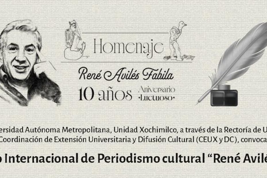 Concurso Internacional de Periodismo cultural «René Avilés Fabila»