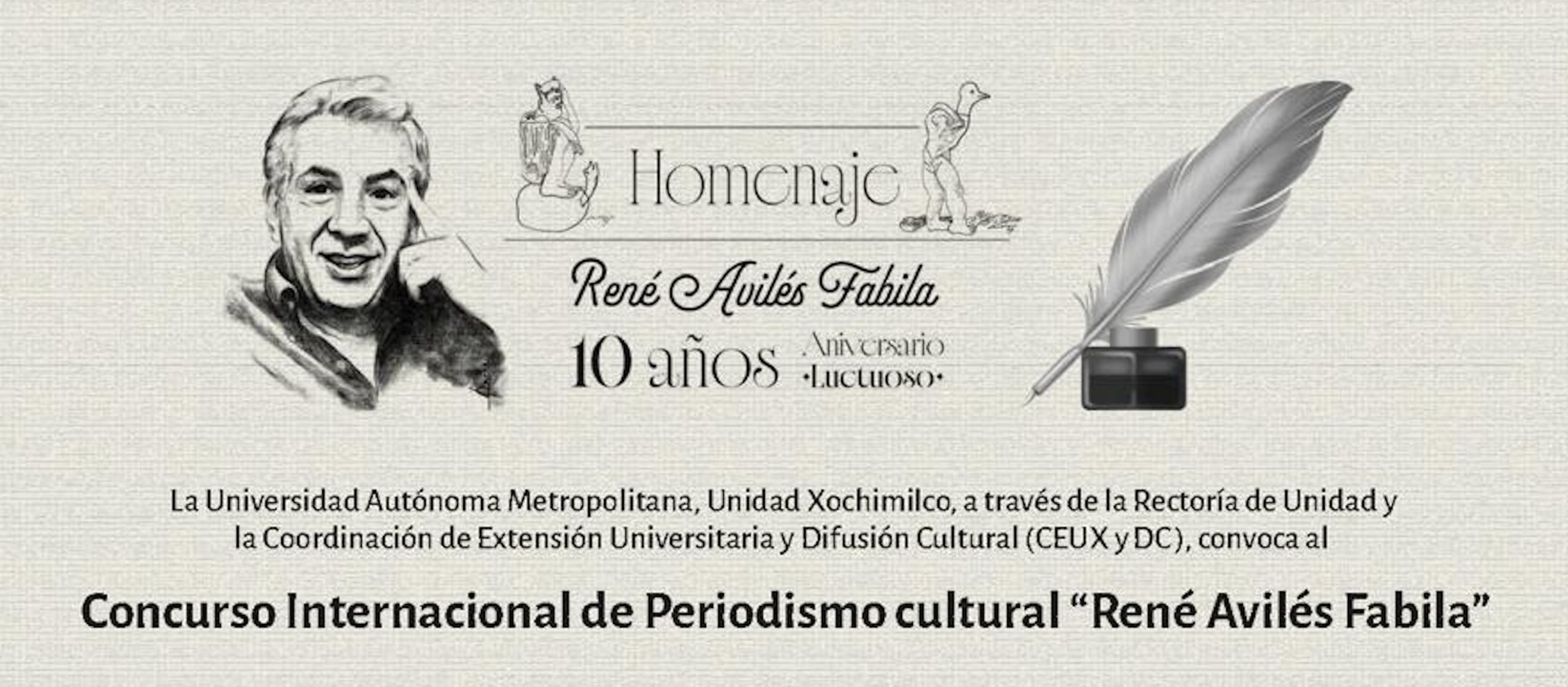 Concurso Internacional de Periodismo cultural «René Avilés Fabila»